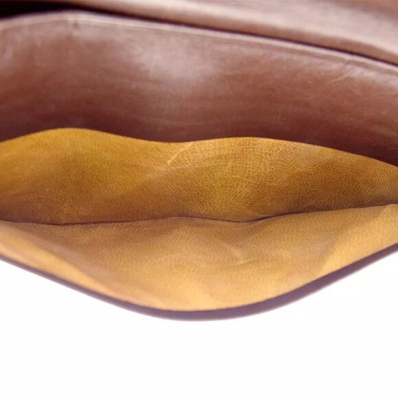 SAINT LAURENT purse Y mark beige leather Authentic - Picture 3 of 9